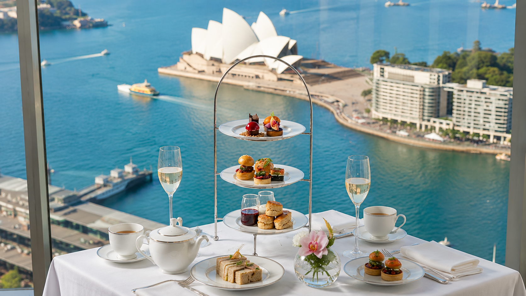 Luxury Harbour High Tea Experience for 2