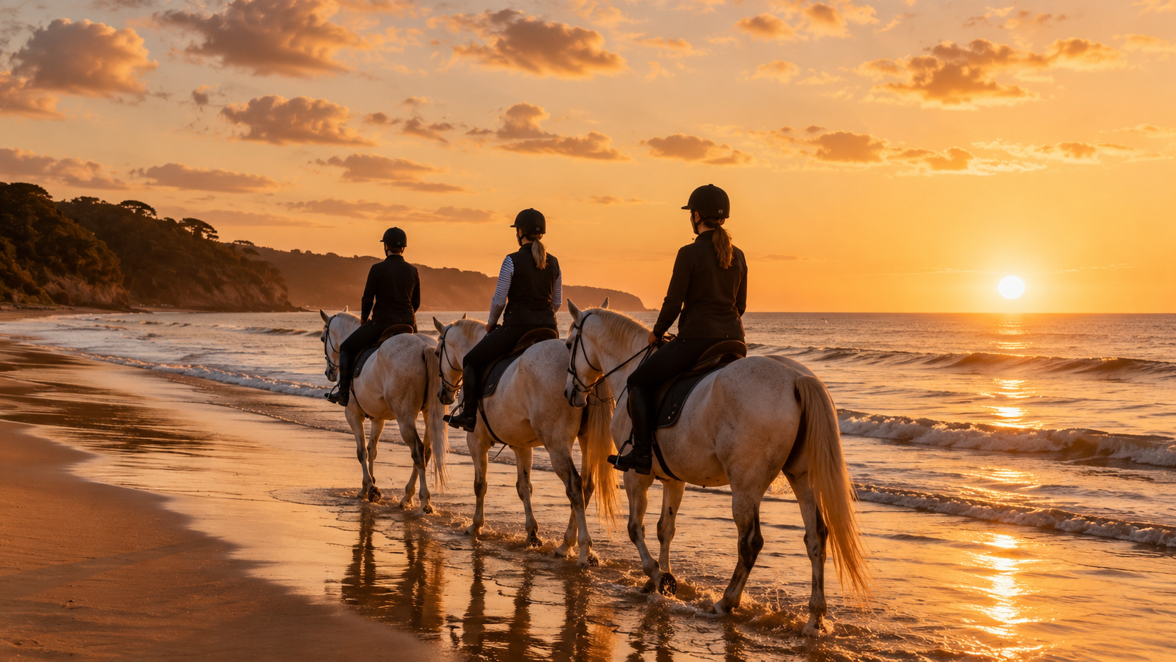 Sunrise Horse Riding, Dining & Coastal Luxury Escape